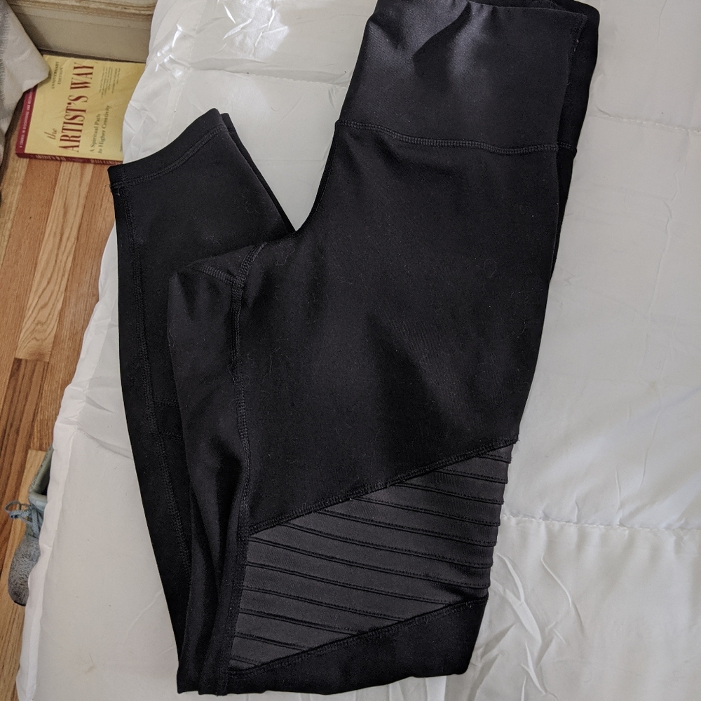 Old Navy Moto street leggings black